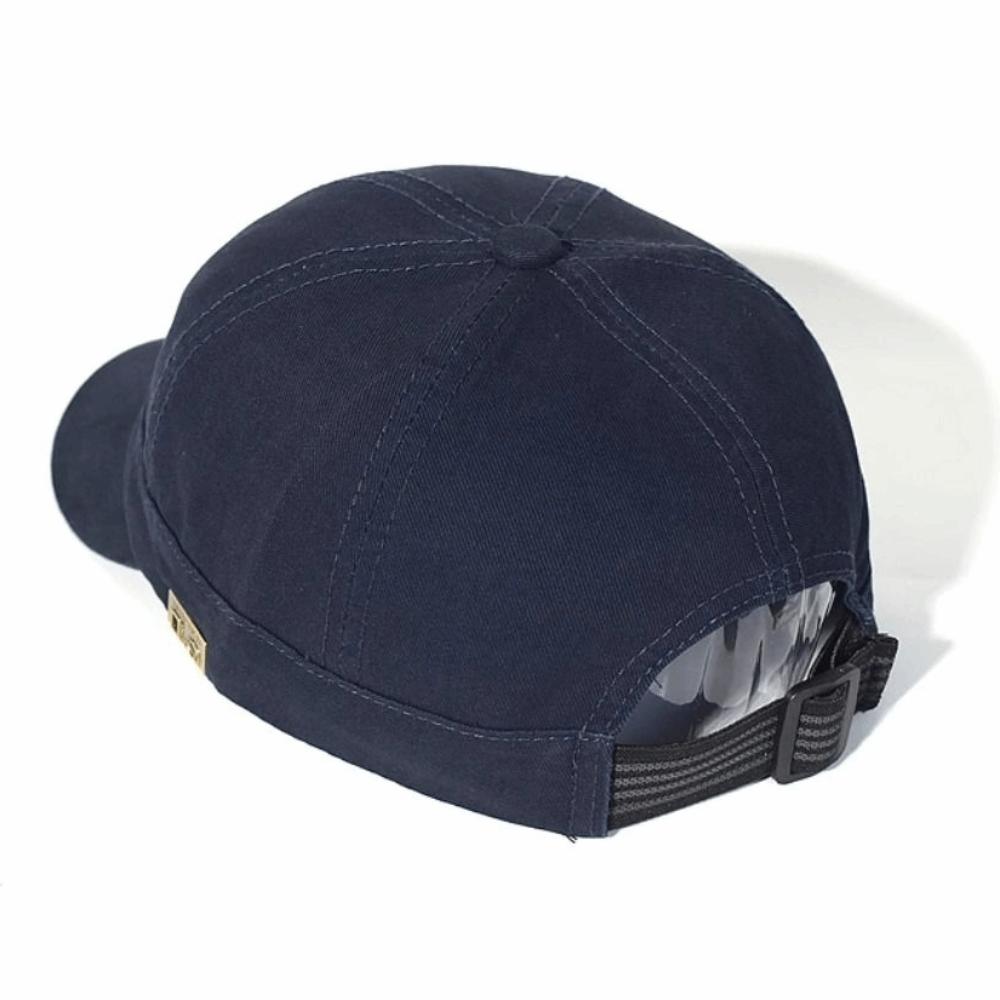 Casual Cotton Short Brim Baseball Cap Soft Adjustable Dad Hat Breathable Trucker Style Low Profile Cap Four Seasons