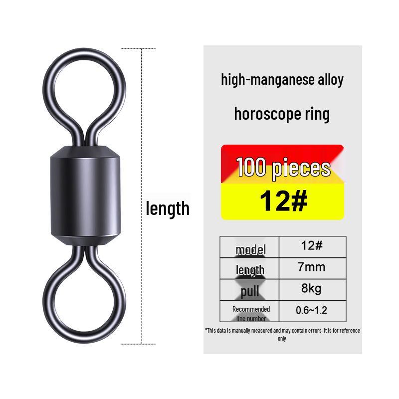 Stainless Steel Fishing Quick-Connectors: Strong Pull Force Lure Accessories