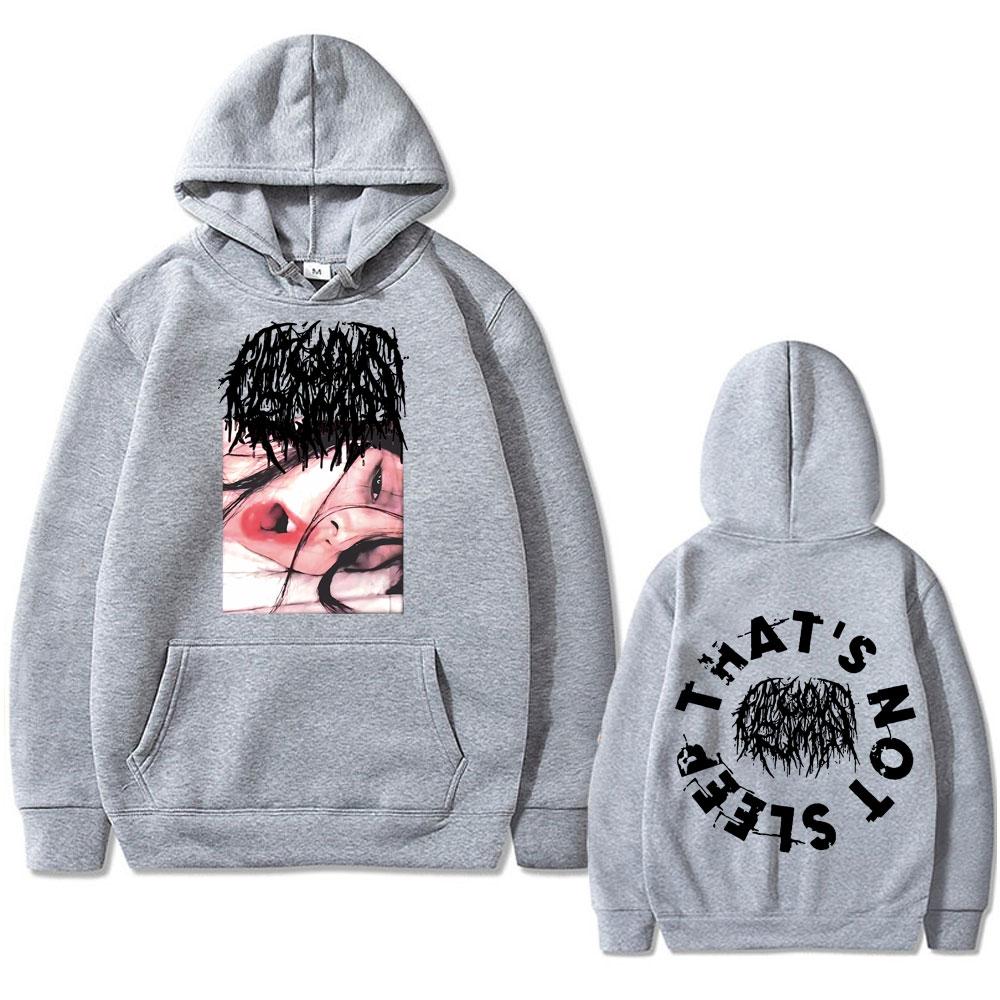 Rapper Playboi Carti und Ken Carson That's Not Sleep Hoodie Herren Opium Hip Hop Oversized Sweatshirt Herren Fleece Baumwolle Kapuzenpullover