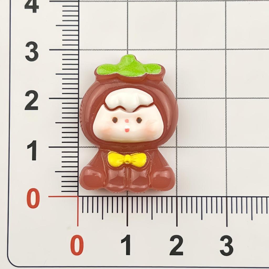 Creative Resin Fruit Baby Ornaments: Handmade DIY Keychain Kit