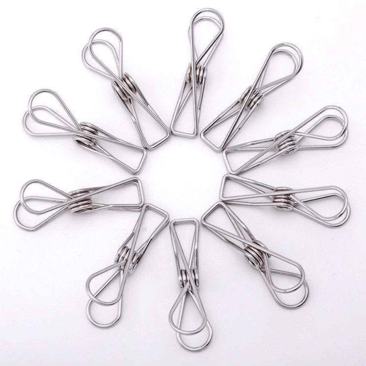 Drying Clip, Stainless Steel Clip, Clothes Drying Clip One Size