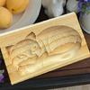 Classical Wood Cookie Molds With Unseamed Releases Feature Natural Materials Construction Perfect For Shaping Cookie And Chocolates