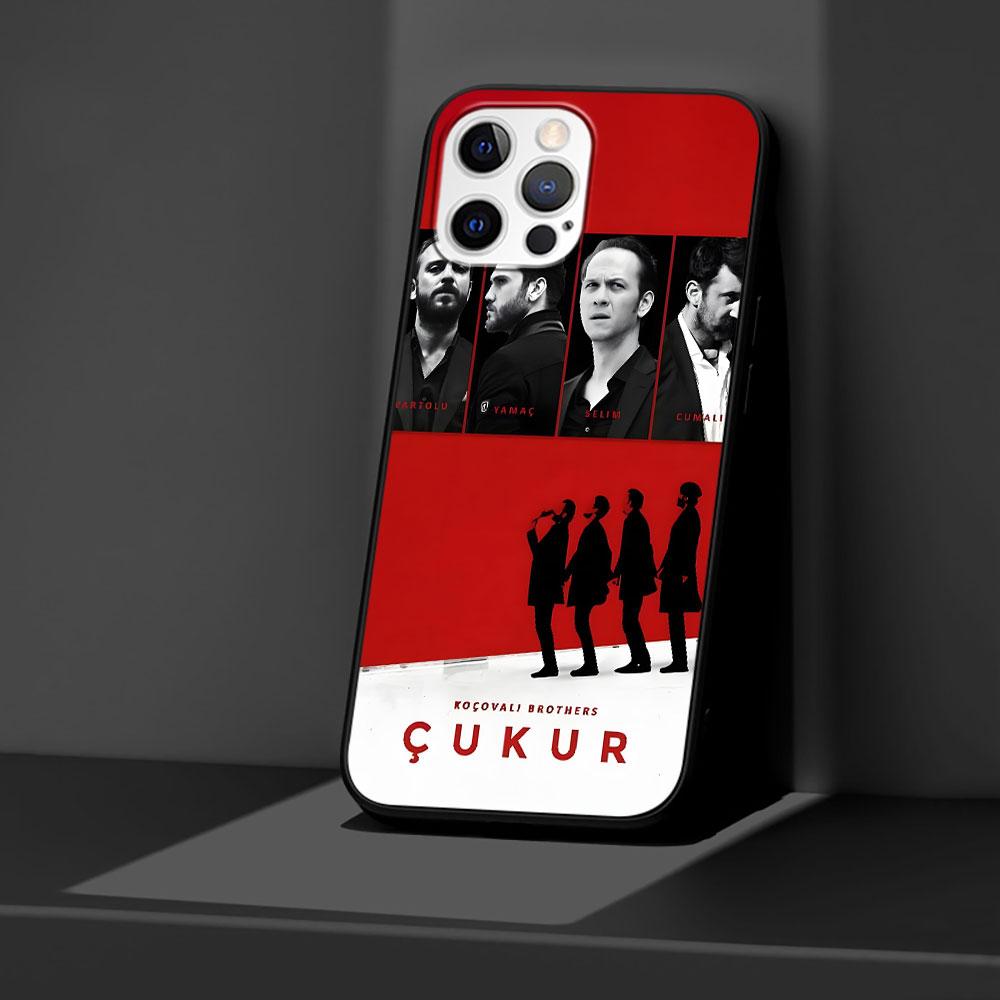 

Чехол Cukur с турецким сериалом для Apple iPhone 11 14 13 Mini 15 Plus X XS 12 Pro Max XR, мягкий силиконовый черный чехол для телефона iPhone 15