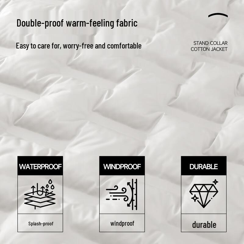 MINISO Men's 2025 Winter Thermal Hooded Padded Jacket