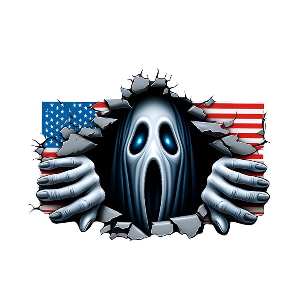 Halloween Autoaufkleber Lustige 3D Fahrzeugaufkleber Halloween Gothic Auto Dekorationsaufkleber für SUV Fenster Motorrad Auto Zubehör