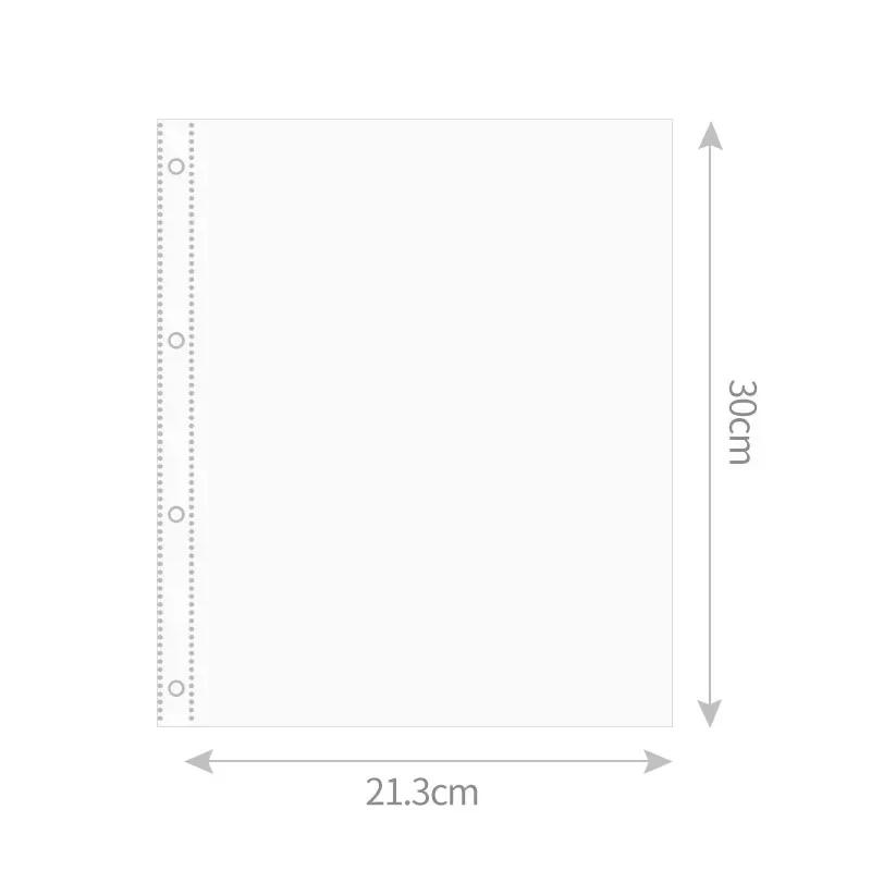 Herz 3x3 9-Raster A4 Fotokarten-Ordner PU-Leder 3-Zoll Foto-Halter Großes Fotoalbum Koreanisches Idol Foto-Sammelbuch 4-Loch