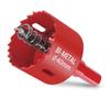 Scie Cloche Bi-métal Ø40 Mm – Kit Avec Mandrin, Foret De Centrage Et Boîte – Coupe Jusqu'à 25 Mm