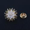 Elegant Daisy Brooch for Women with Micro-Paved Zirconia