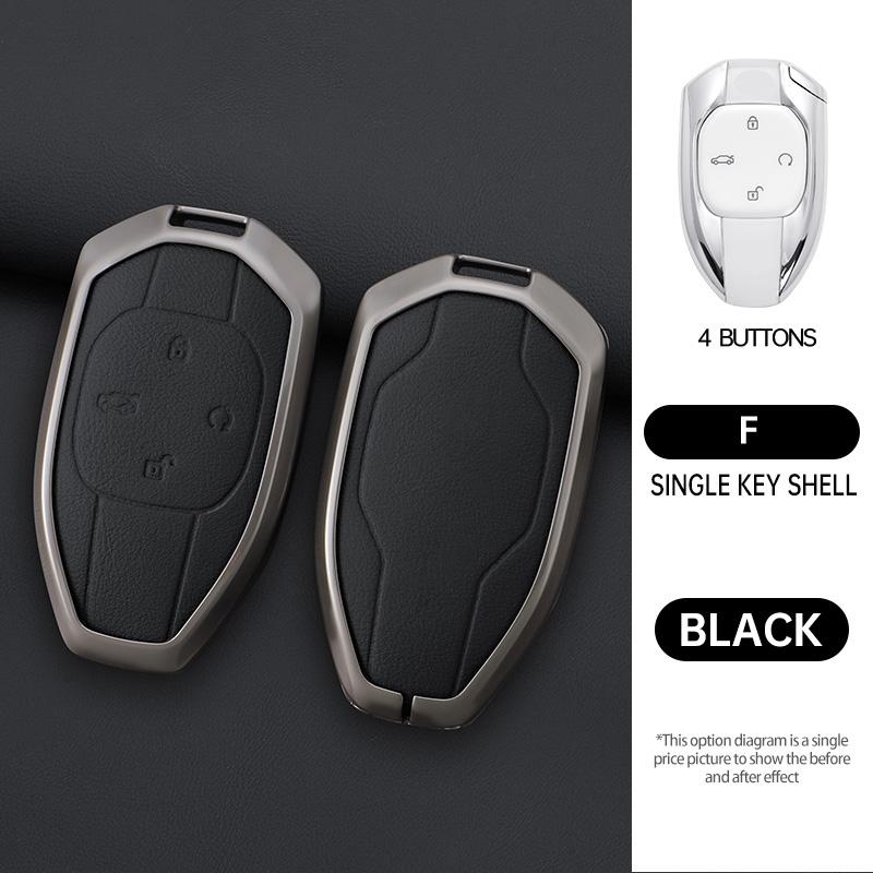 

Stylish Leather Car Key Case Cover For Gac Trumpchi Gs4 Gm8 Ga4 Gs5 Gs3 Ga3 Ga6 Sgs7 Legend Gs8 Metal Remote Fob Key Accessories