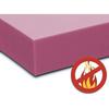 Matelas King of Dreams 100x200 Ignifugé Hauteur 25 cm - Confort Très Ferme - Mousse Durable - Anti feu
