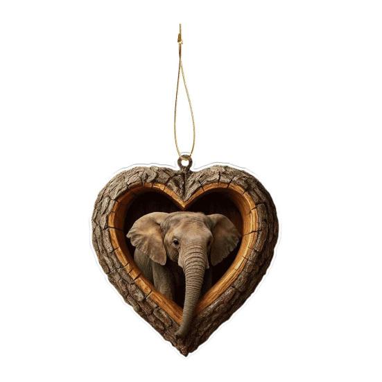 

Лесные животные Рождественские украшения 2D Акриловая Лиса Орел Птицы Украшение Лесной Подвесной Кулон для Рождественской Елки Домашний Декор для Вечеринки F