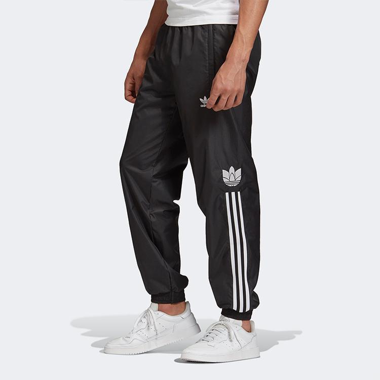 Adidas Originals Trefoil 3D Three Stripes Tapered Casual Track Pants Men Bottoms Black GN5944