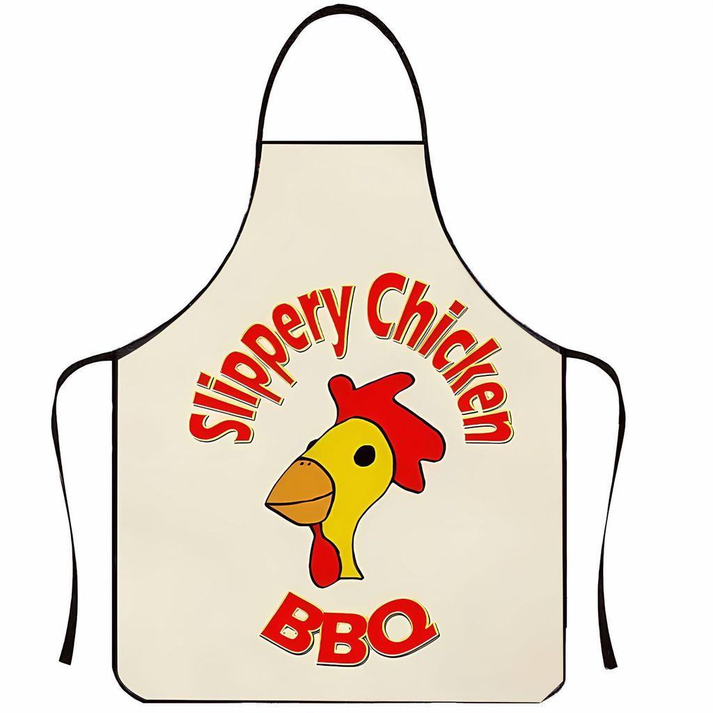 Nosleeve Waterproof Apron For Kitchen And Grilling With Colorful Abstract Design