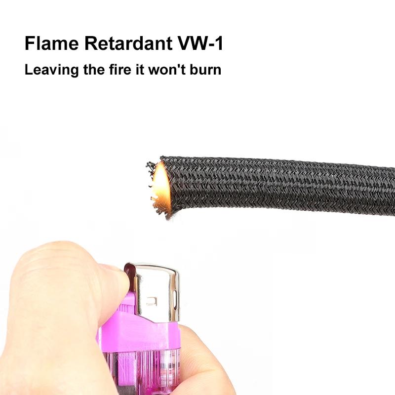 Ochraniacz Kabla Karbowana Rurka Oplot Kablowy Rękaw Kablowy Rozcięty Oplot na Kabel USB Przewód Zasilający Kabel Audio-Wideo TV Komputer Dom Auto