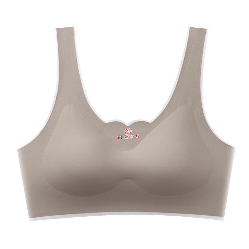 Pro-Oxygen 2.0 Women's Seamless Thin Underwear: Elegant Gathered Back, Seamless Side Support, Yoga Sports Vest for Girls