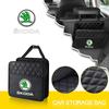 btvng5 1Pcs Car Storage Bag Multi-function Seat Back Storage Pocket Suspension For Skoda Octavia RAPID Superb Fabia Kodiaq Kamiq Karoq