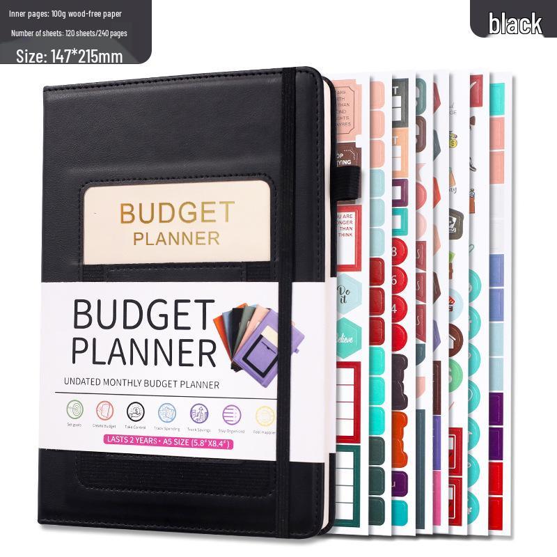 Undated Budget Book: Expense Tracker, Bill Manager & Financial Planner