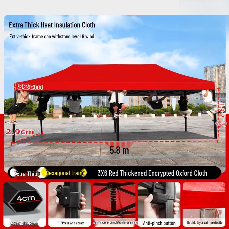 Jundingying 3x6m Ret retractable Rainproof Canopy