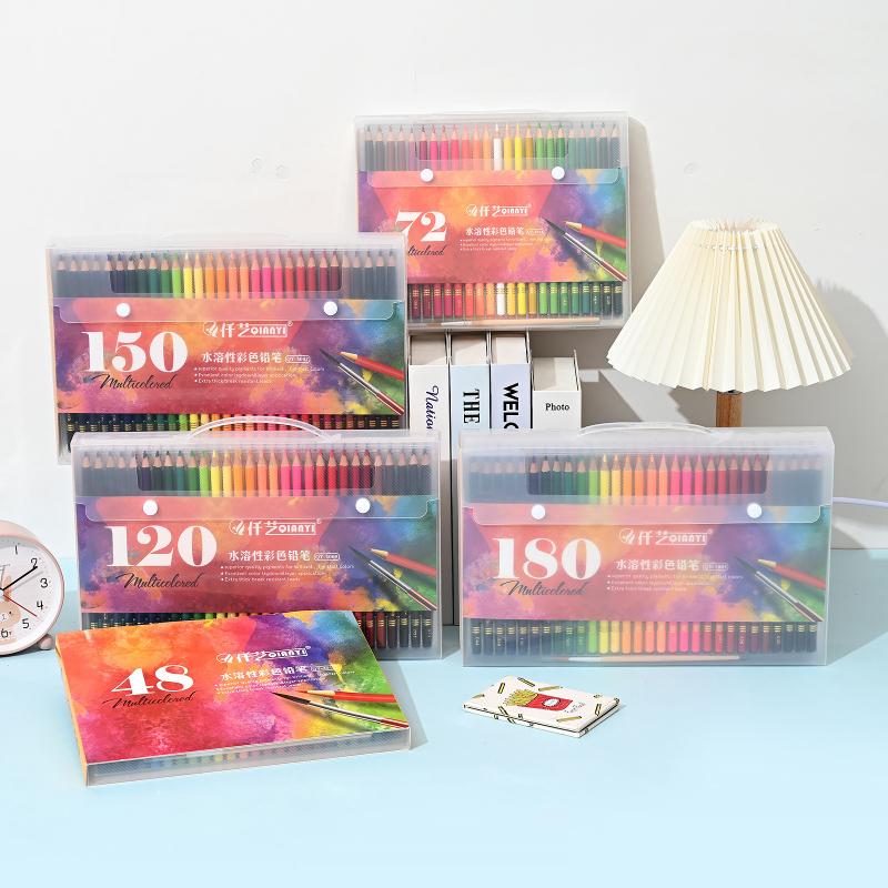 Professional Oil and Water Solubility Colored Pencils, Ultra-Smooth, Durable, Vibrant Colors for Adults Artists Beginners