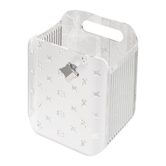 Wall Mounted Shower Caddy Waterproof Bathroom Storage Box with Drain Holes Bathroom Organizer for Shampoo Conditioner Toiletries прозрачный