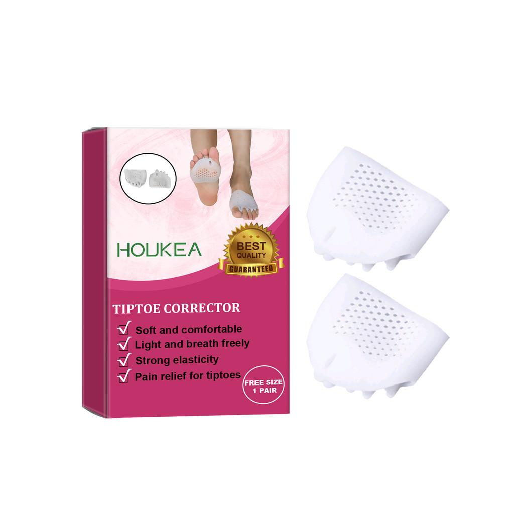 

Houkea Bunion Toe Straightener Effective Soft Gel Toe Separator For Foot Comfort