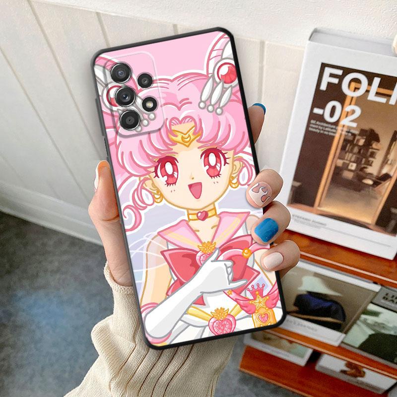 TPU Soft Case for Samsung Galaxy A30 A70 A71 A50 A51 A01 A40 A20e A20s A10 A20 A04 A03 Armor Cover Lovely Sailors-WarriorGirl