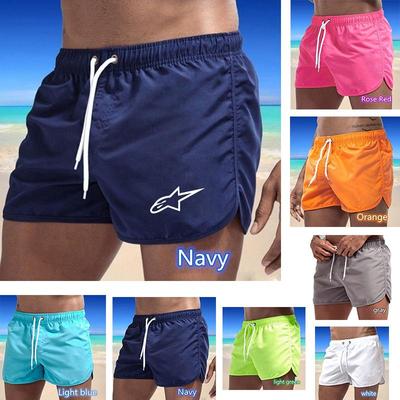 Summer Men's Quick-Drying Swim Trunks Sports Pants Swimwear Beach Shorts Jogging Shorts