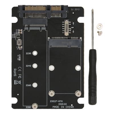 Karta Adaptera SSD Podwójna Kieszeń MSATA M.2 NGFF do SATA 3.0 Konwerter SSD Adapter Karta Riser