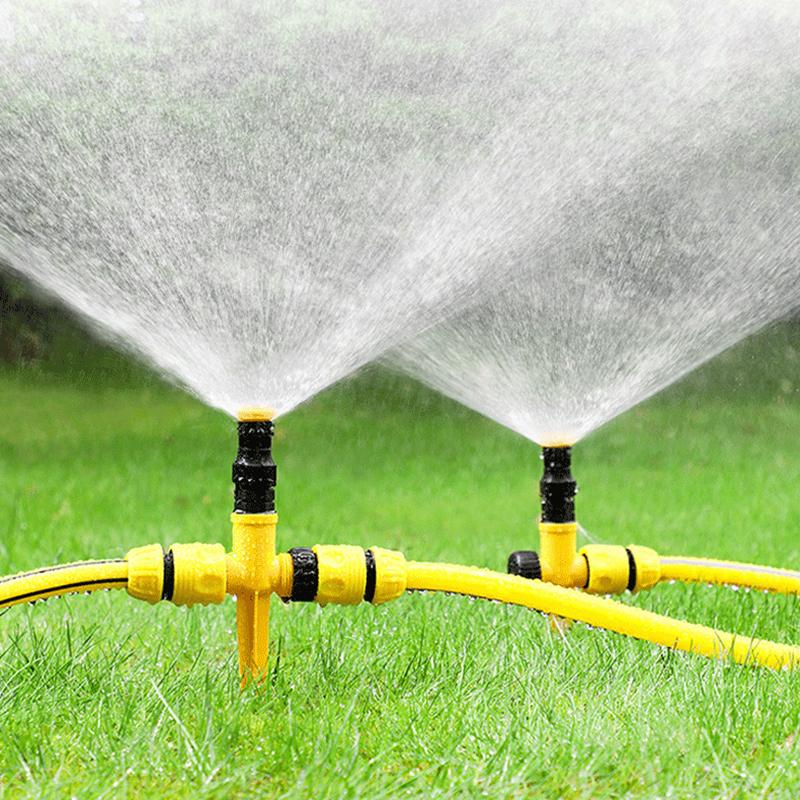 Garden Sprinkler Nozzle 360° Rotation Irrigation Watering System Automatic Agriculture Lawn Farm Plant Watering Sprinkler