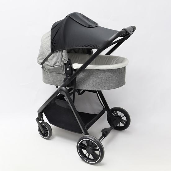 Stroller Sun Shade UV Protection Foldable Wind Dust Cover for Baby Strollers Adjustable Rain Cover for Car Seats Prams
