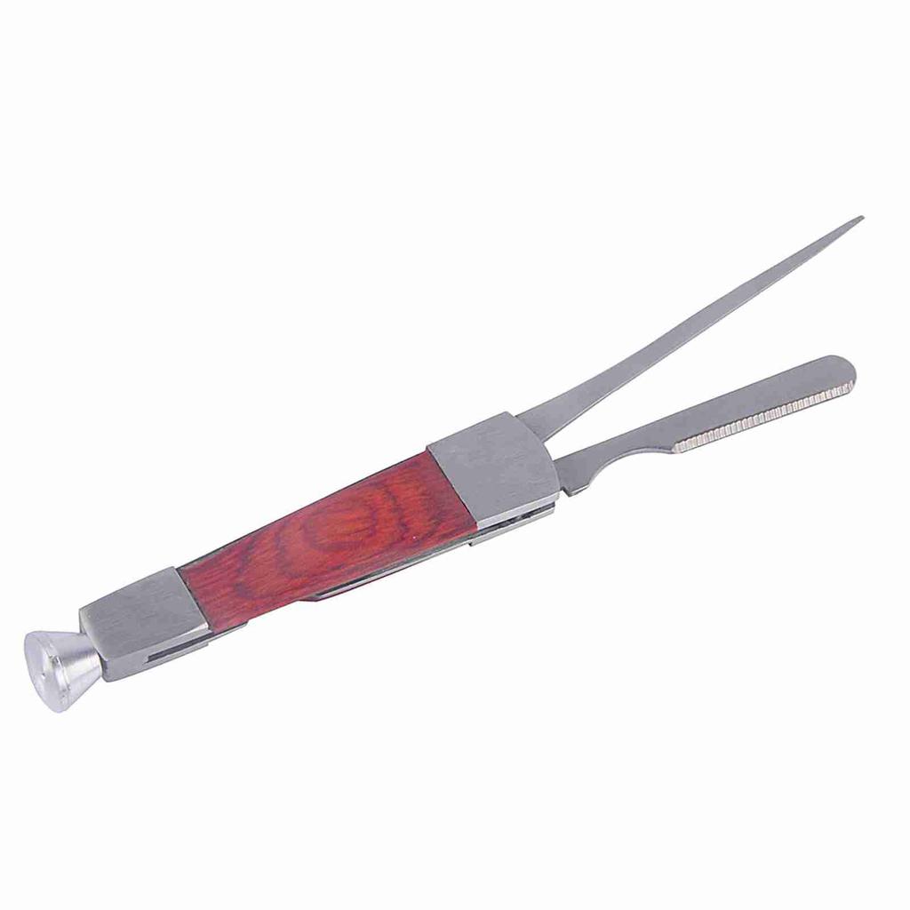Pipe Clning Tool, Rosewood Stainless Steel Pipe for Maintenance, Compact Lightweight Clning Rmers, Scraper Nozzle Clner for Regular Care