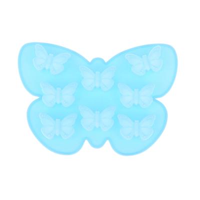 1 Stück Schmetterling Eiswürfelform Jello Silikonform DIY Seifenherstellung Bade Wachsmelts Maker Küche Kuchen Deko Zubehör