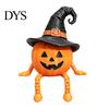 Ghost Figurines for Halloween Pumpkin Figurine, 3D Printed Statue with Stress Relief Fidget Toys Poseable Joint, Spooky Articulated Decor Ornament