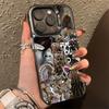 Leopard, Lip Print & Wine Collage Protective Funda Phone Case For iPhone 17 16 15 13 12 11 ProMax Pro Plus Shockproof Phone Case