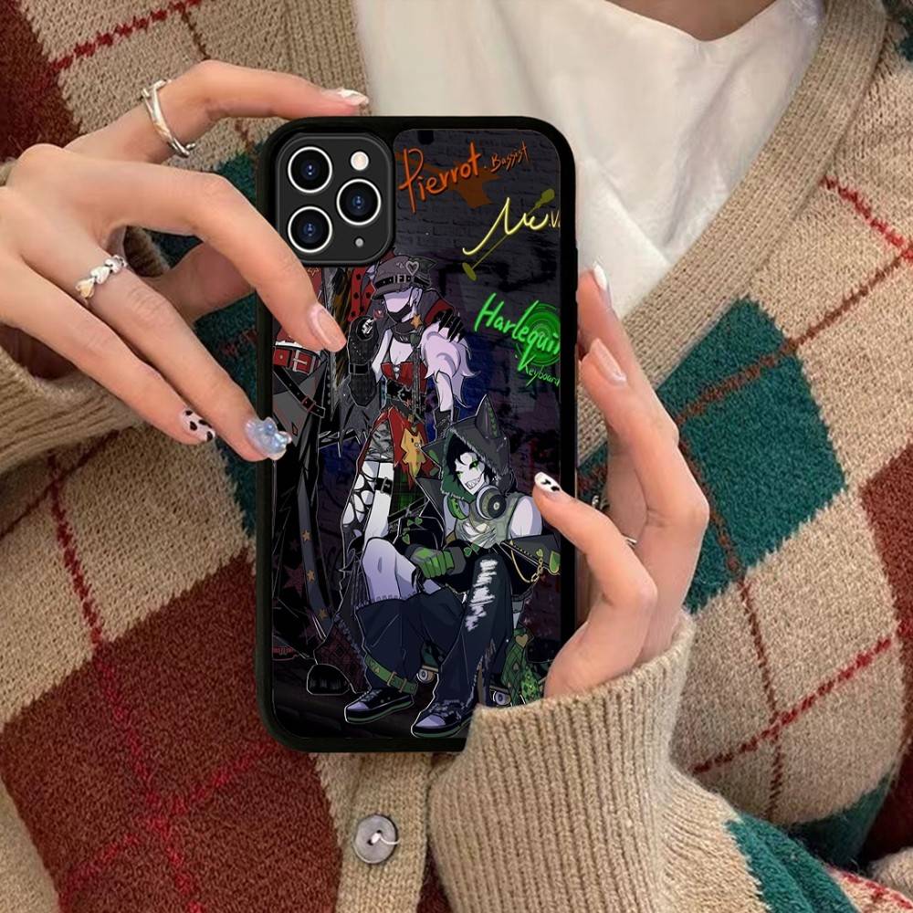 The Freak Circus Pierrot Game Phone Case For IPhone 17 16 15 14 13 12 11 Pro Max Plus PC+TPU Shockproof Back Cover