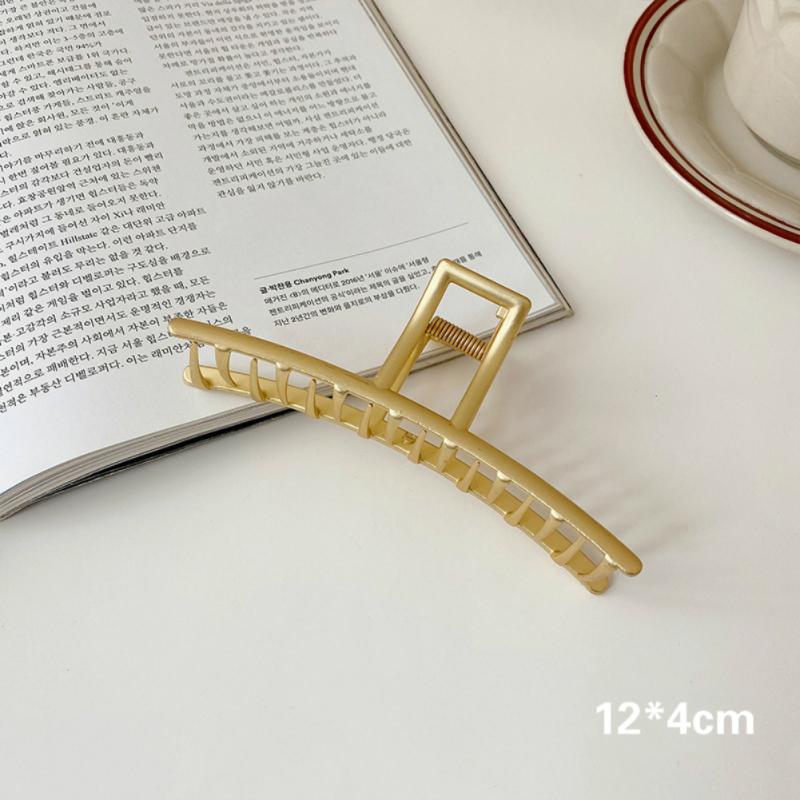 Dámský úchopový klip do vlasů Slitina Geometrický typ Žraločí klip Sponka do vlasů Vlasové doplňky