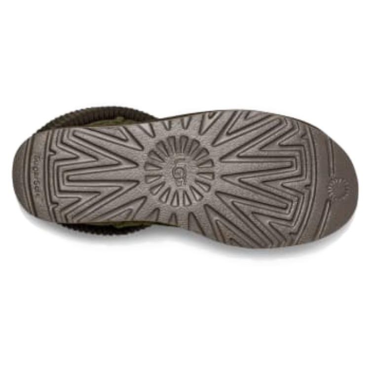 UGG  Classic Mini Platform Felted Boot Forest Night Women Sneakers Green 1144047-FRSN