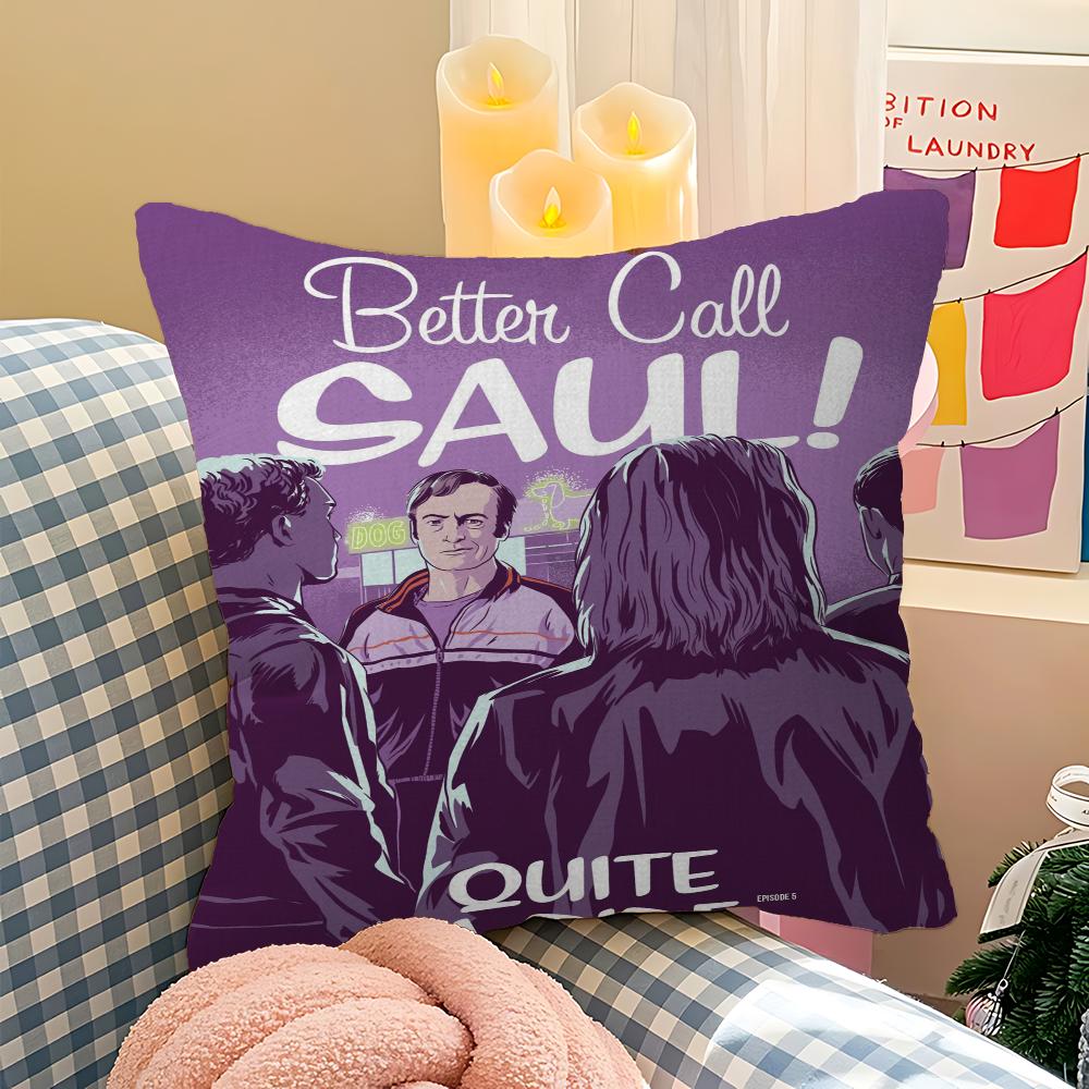 Better Call Saul Personalized Picture Text Home Decorative Pillows Household Gifts 45x45cm