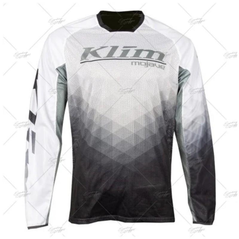 KLIM Downhill-Anzug Langarm Herren Damen Cross-Country Motorradfahren Schnelltrocknendes T-Shirt Mountainbike S
