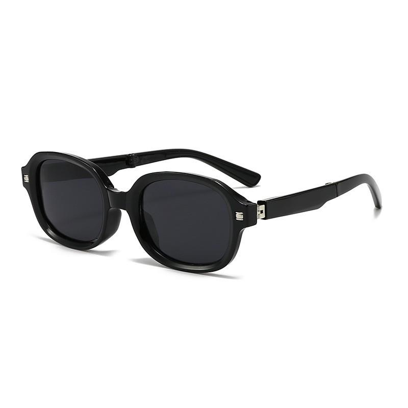 Foldable Polarized Women's Sunglasses with Air Cushion Nose Pad, Anti-UV & Sun Protection, Ideal for Driving.