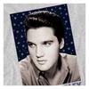 Elvis Presley Unisex Adult Blue Sparkle T-Shirt