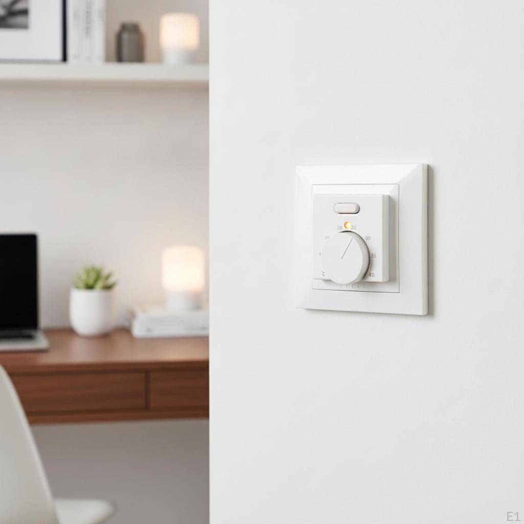 Wall Thermostat with External Probe Exact for Homeowners, Electricians
