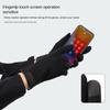 Warm Thin Fleece Gloves Five Finger Cycling Gloves Elegant Full Finger Mittens  Autumn