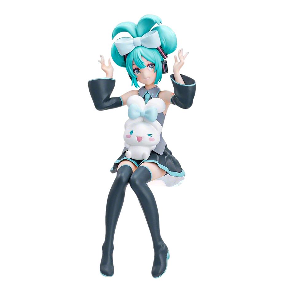 20CM Anime Hatsune Miku X Cinnamoroll Figur Anime Tilbehør Samleobjekter Modeller Dekorative Pynt Barn Kawaii Gave Leketøy