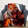 Tiger Flannel Blanket Throw Blanket Soft Warm Sofa Bed Camping Home Decor Unique Christmas Gift C9262047
