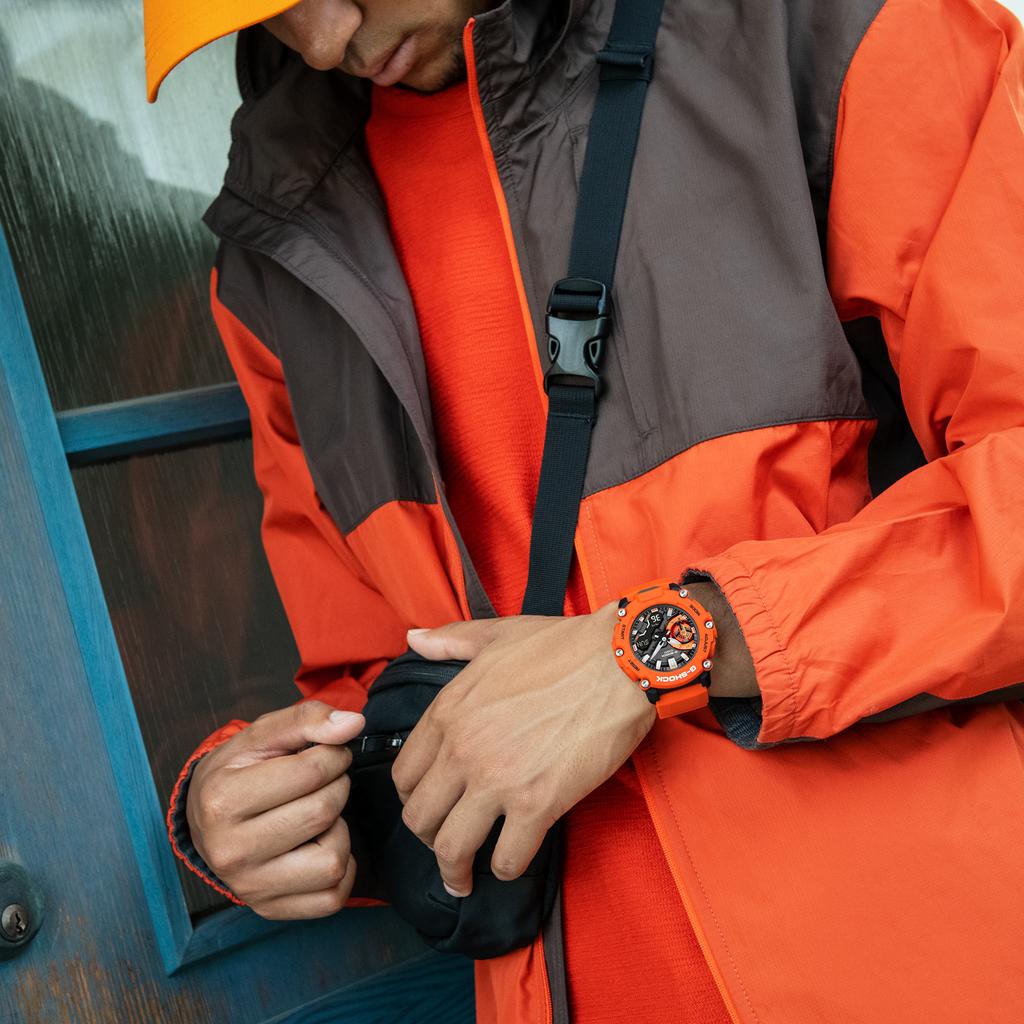 Casio G-SHOCK Męski Żywica Wodoodporny do 200M Odporny na Wstrząsy Kwarcowy Zegarek GA-2200M-4A