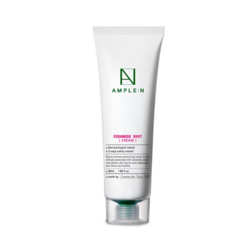 AMPLE:N Ceramide Shot Barrier Cream 50ml – Intensive Moisturizing Face Cream for Dry & Sensitive Skin