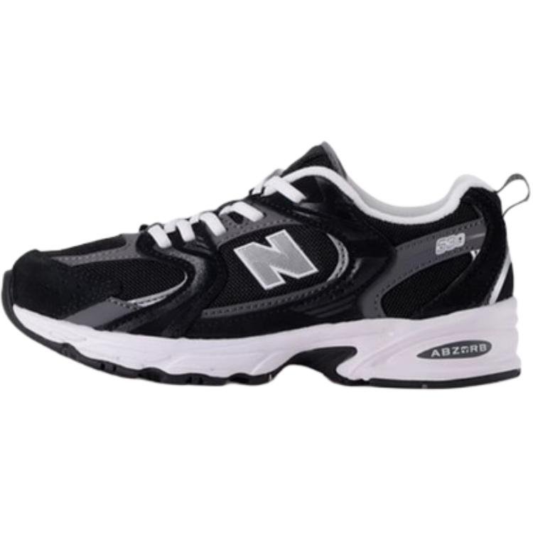 New Balance Nb 530 Comfortable Durable Low-Top Walking Shoes Kids Sneaker Black PZ530CC1