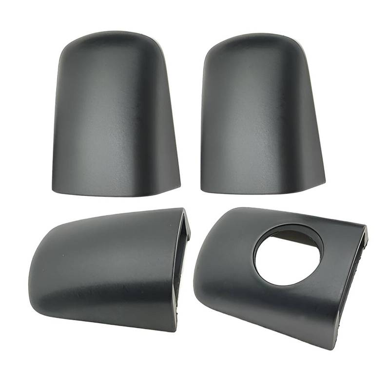 

9101GG 9101JS 9101JR 9101GE 1 Set Exterior Door Handle End Cap Cover Trim Fit for Citroen Berlingo B9 C3 C4 Picasso Matte Black