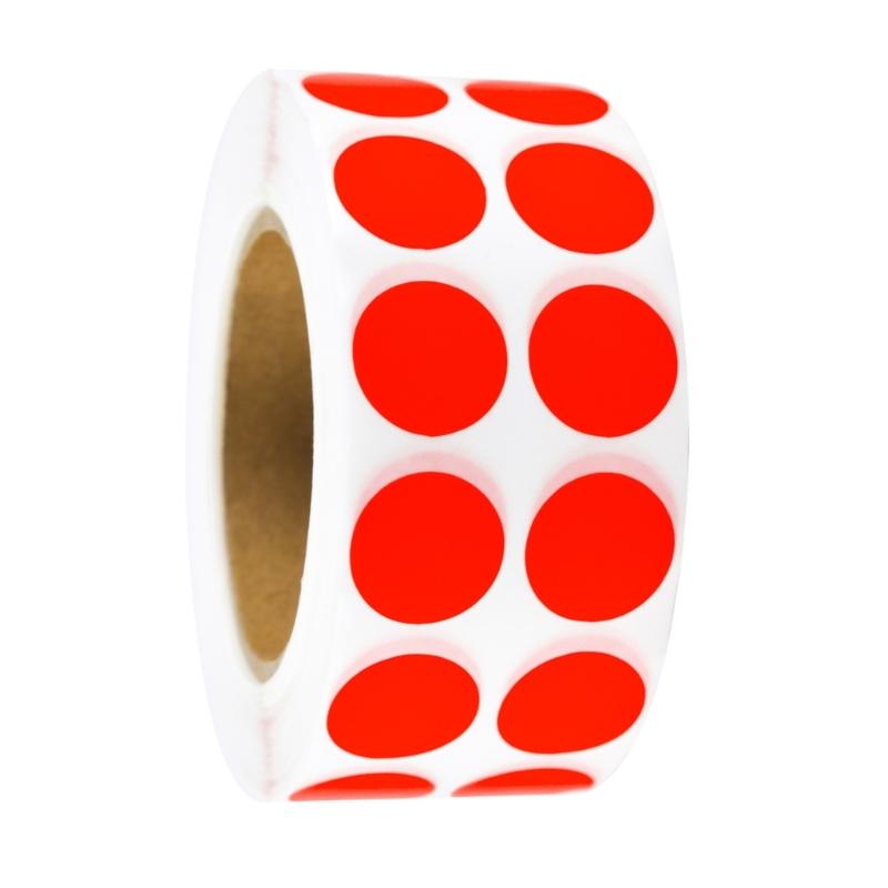 Solid Color Circle Sticker Round Color Circle Dot Sticker Labels Adhesive Round Sticker Color Coding Labels